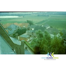 Zicht op Dorpsdijk Lobith vanuit Kerktoren Coll. G.B. Janssen (316)